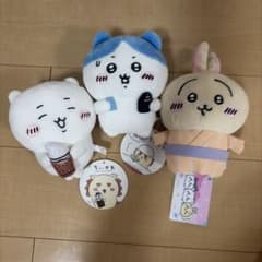 치이카와 하치와레 토끼 봉제인형 3체 세트 유카타만의 시서