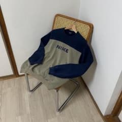 00s NIKE スウェット トレーナー ツートーン 銀タグ 単丈のサムネイル