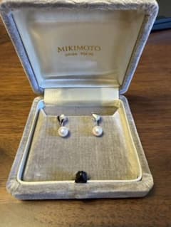 メ*ー様 MIKIMOTO パール イヤリング ハートモチーフのサムネイル