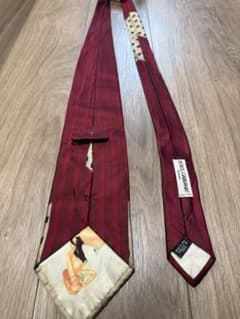 Dolce & Gabbana 赤 ストライプ ネクタイ