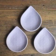 新品 よしざわ窯 プルーン しずくのお皿 小 2客のサムネイル