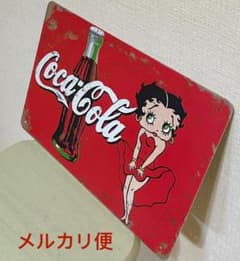 ブリキ看板 コカコーラ ベティブープ アメリカン レトロ ビンテージ風