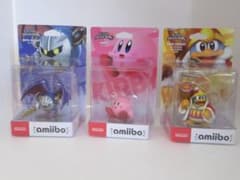 新品未開封 amiibo 星のカービィ 3種セット 大乱闘スマッシュブラザーズ