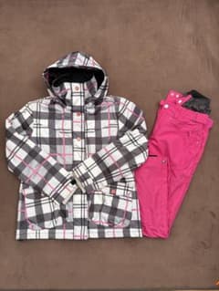 スノーボードジャケット 女性用 チェック柄 - メルカリ