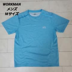WORKMAN Find-Out M 사이즈 라이트 블루 T 셔츠