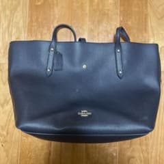 COACH トートバッグ 黒 レザーのサムネイル