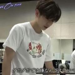 なにわ男子　GU Tシャツ　M 長尾謙杜 なにわ男子 GU コラボ Tシャツ 長尾謙杜 イエロー S - メルカリ