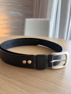 mio morrissey メンズ レザーベルト 本革 ブラックのサムネイル