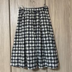 千鳥格子柄 フレアスカート Mサイズ ウィルセレクション - メルカリ