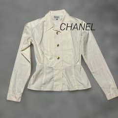 CHANEL シャネル ヴィンテージ 金ボタン シャツ ブラウス - メルカリ