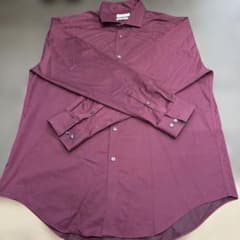 Calvin Klein 長袖シャツ ワインレッド XLのサムネイル