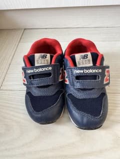 New Balance ニューバランス 14cm スニーカー　ネイビー　レッドのサムネイル