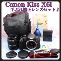 キャノン Kiss X6i☆手ぶれ補正レンズ☆一眼レフカメラ☆入門機に最適