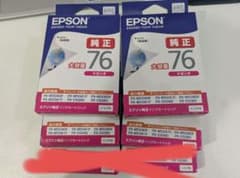 EPSON 純正インクカートリッジ 76 マゼンタ 6個セット - メルカリ