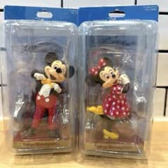 期間限定値下げ】ディズニー ミッキー ミニー フィギュアリン 2個