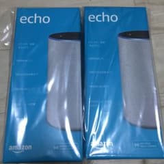 【新品未使用】アマゾンエコー　第2世代 Amazon echo 2個セットのサムネイル