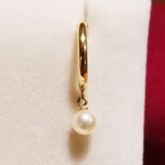 週末限定大特価セール！ K18 パール ピアス 刻印あり 片耳用 18金のサムネイル