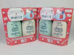 2セット / ハローキティ merit メリット シャンプー コンディショナーのサムネイル