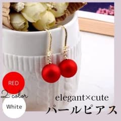 ピアス パール ゴールド キラキラ ジュエリー ジルコニア パーティーのサムネイル