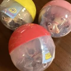 子ウシ アピるチャーム めじるしアクセサリー 3種 セット　黄色　赤　ピンクのサムネイル