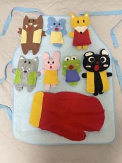 ハンドメイド　エプロンシアター「てぶくろ」のサムネイル