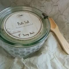 【新品、未使用】SAVON　バスソルト　ハニーピーチのサムネイル