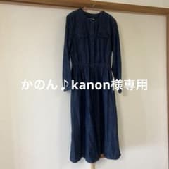 お値下げ　ユニクロ　イネスデニムワンピース　Mのサムネイル