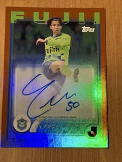 25藤井 智也サインカード 2025 Topps J.League - メルカリ