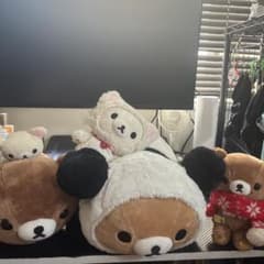 리락쿠마 봉제 인형 세트