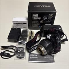 GENTOS GH-100RG ヘッドライト 1100ルーメン 予備バッテリー付 - メルカリ