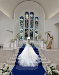 ウェディングベール ロング 2段 Vieux Paris - メルカリ