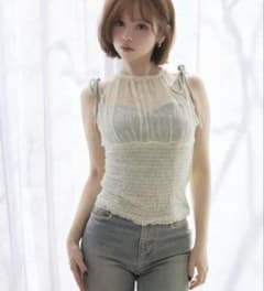 andmary Paula lacey chiffon topsのサムネイル