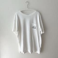 SamansaMos2ロゴ刺繍 ポケット付き 半袖 Tシャツ ホワイトのサムネイル