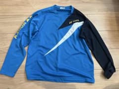 YONEX 長袖ウォームアップウェア 青黒のサムネイル