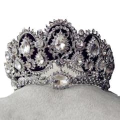 高級 ヘッドドレス ブライダル ウェディング ヘアアクセサリー ティアラのサムネイル