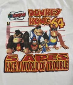 I*j님 90s 동키 콩 게임 T셔츠 빈티지 애니메이션