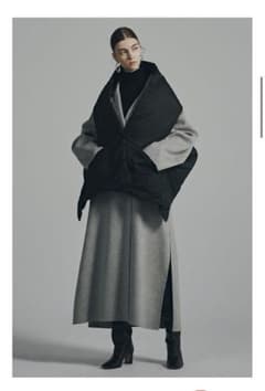 最新】アドーア ADORE 2way ストール ブラック - メルカリ