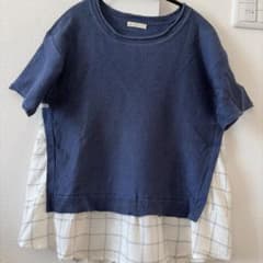 スタディオクリップ レイヤードデザイン ネイビー Tシャツのサムネイル