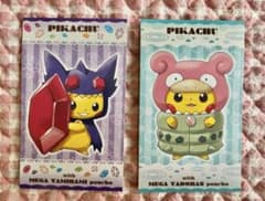 ポケモン名刺カード ポンチョを着たピカチュウ メガヤミラミ