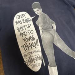 STUSSYセクシーガールフォトプリントTシャツMのサムネイル
