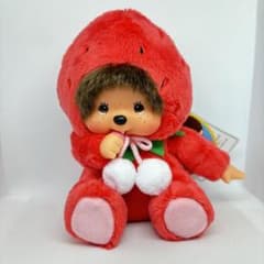 【地域限定】ご当地モンチッチ　福岡　あまおういちご　Sサイズ　タグ付き m32502014540_1.jpg?1721011116