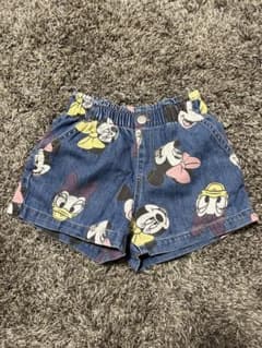 H&M ミッキー ミニー デニムハーフパンツ 116のサムネイル