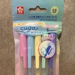 Sugar Gel Ink Ballpoint Pen 5 Colorsのサムネイル