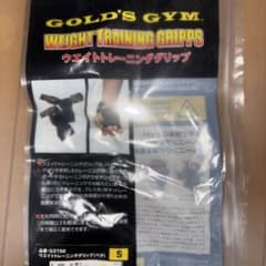 送料込【ゴールドジム／GOLD'S GYM】ウエイトトレーニンググリップ（S）のサムネイル