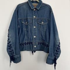 GVGV☆レースアップデザイン デニムジャケットサイズ36.Mサイズ - メルカリ