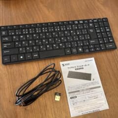 ワイヤレススリムキーボード　SANWA SUPPLY SKB-WL22BKNのサムネイル