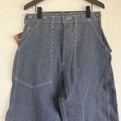 未使用 USA製 POST O'ALLS ダブルニー ヒッコリーペインタパンツ