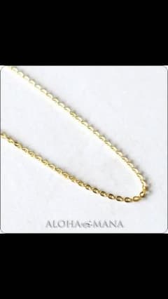 ALOHAMANA アロハマナ　カットアズキチェーン k18 ゴールドのサムネイル