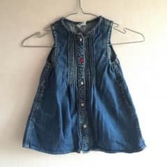 女の子 95  デニムワンピのサムネイル