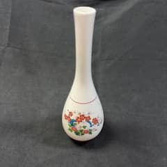 陶器 九谷陶光 一輪挿し 花瓶 花器 花柄のサムネイル
